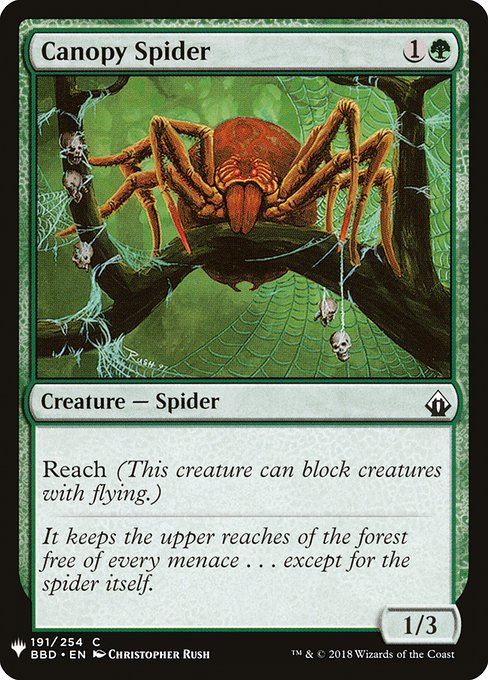 Canopy Spider (The List)