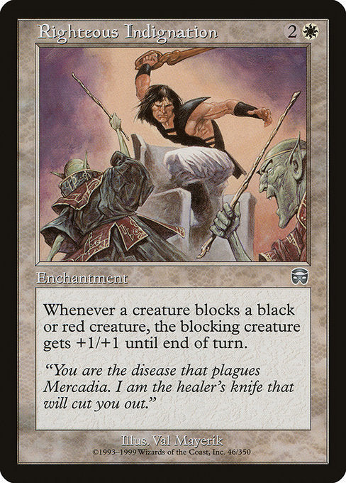 Righteous Indignation (Mercadian Masques)