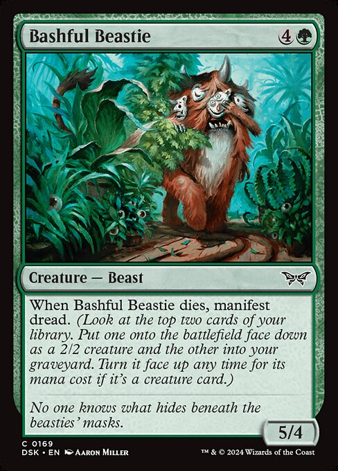 Bashful Beastie (Duskmourn: House of Horror)