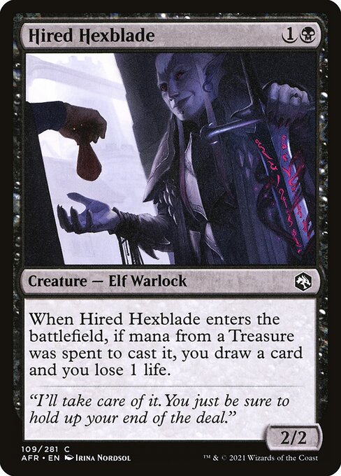 Hired Hexblade (Adventures in the Forgotten Realms)
