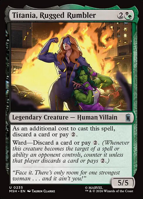 Titania, Rugged Rumbler (Marvel Super Heroes)