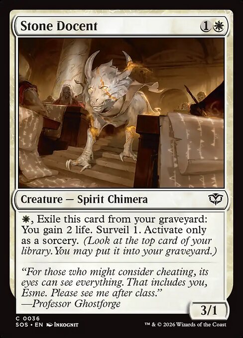 Stone Docent (Secrets of Strixhaven)