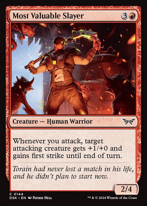Most Valuable Slayer (Duskmourn: House of Horror)