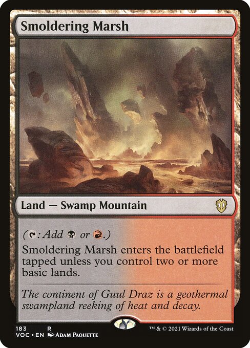 Smoldering Marsh (Crimson Vow Commander)