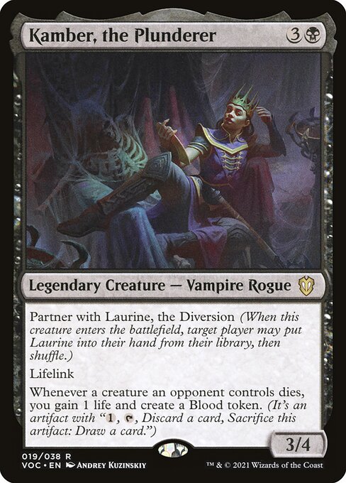 Kamber, the Plunderer (Crimson Vow Commander)