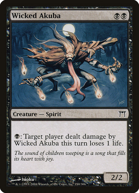 Wicked Akuba (Champions of Kamigawa)