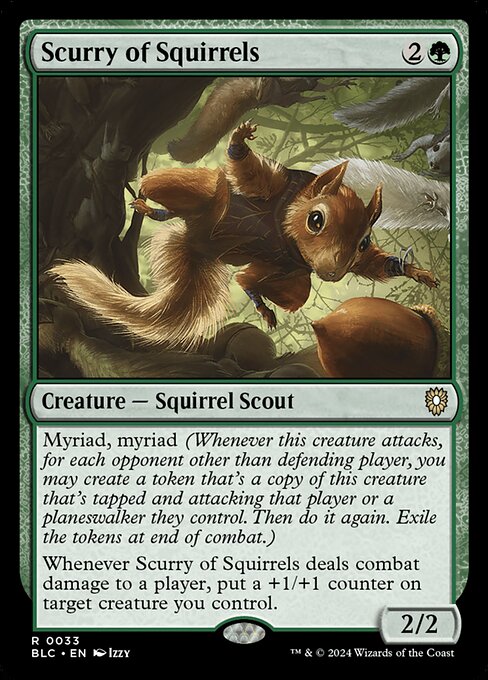 Scurry of Squirrels (Bloomburrow Commander)