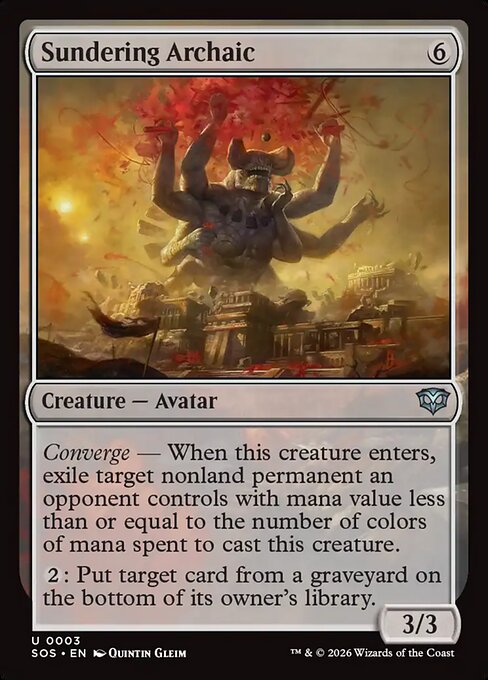 Sundering Archaic (Secrets of Strixhaven)