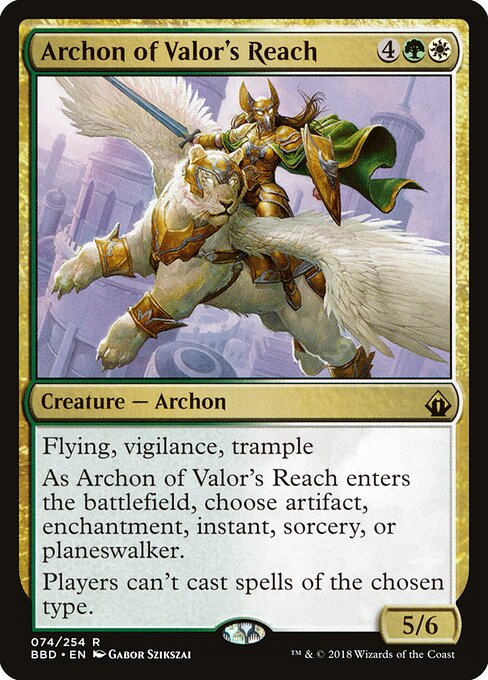 Archon of Valor's Reach (Battlebond)