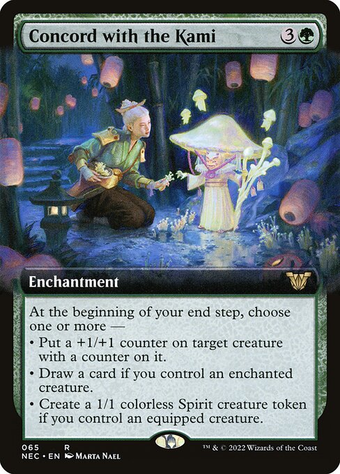 Concord with the Kami (Neon Dynasty Commander)