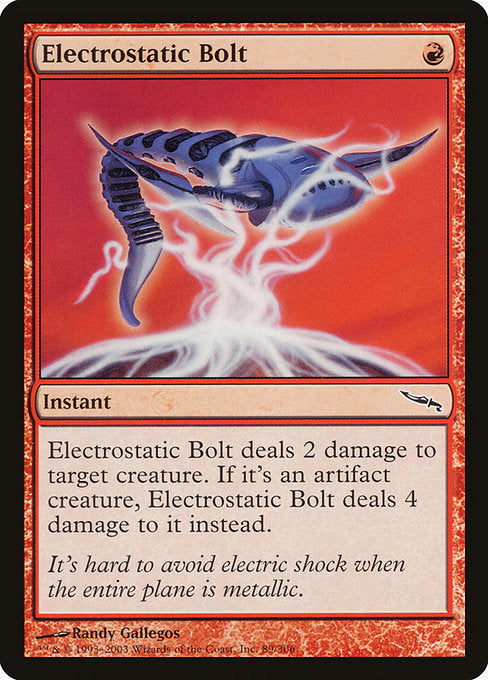 Electrostatic Bolt (Mirrodin)