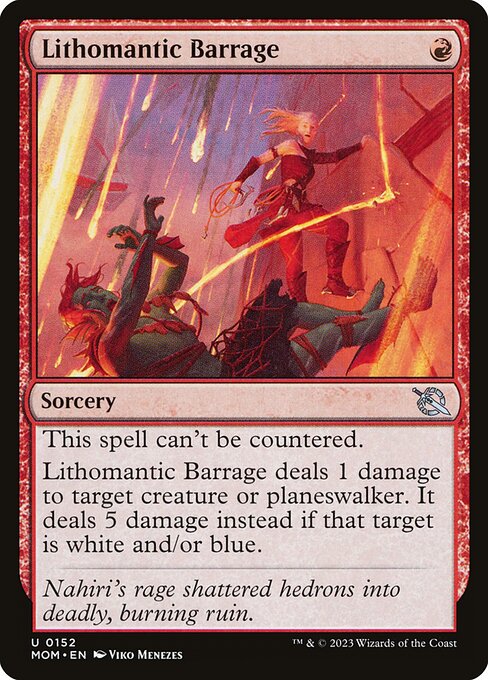 Lithomantic Barrage (March of the Machine)