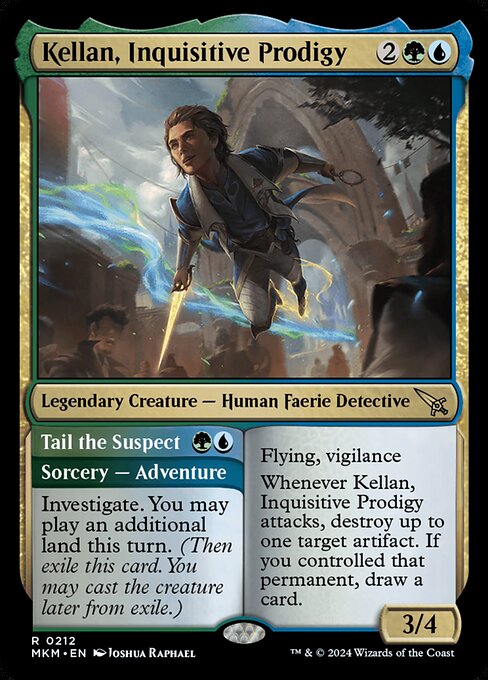 Kellan, Inquisitive Prodigy // Tail the Suspect (Murders at Karlov Manor)