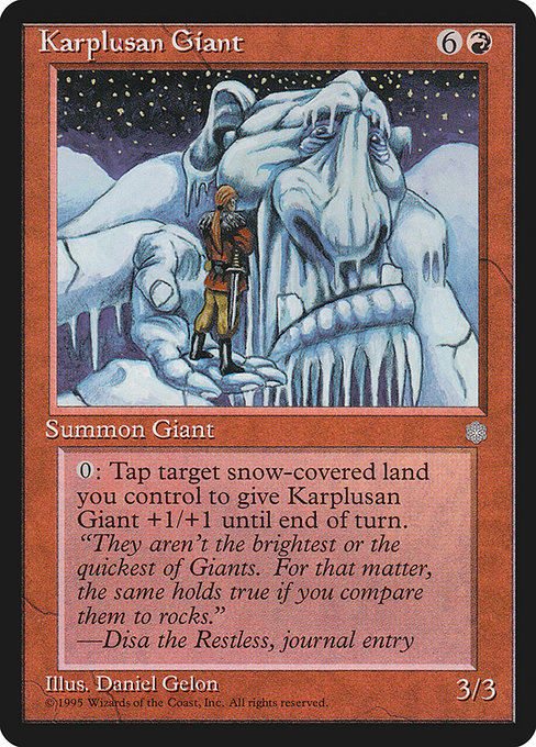 Karplusan Giant (Ice Age)