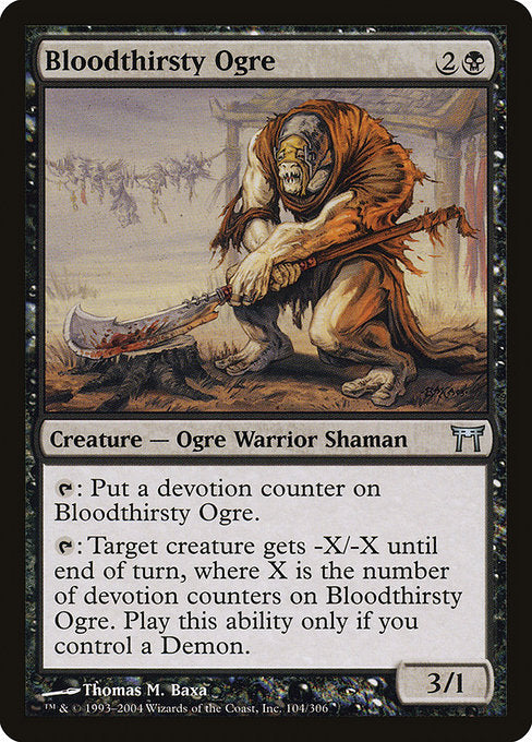 Bloodthirsty Ogre (Champions of Kamigawa)