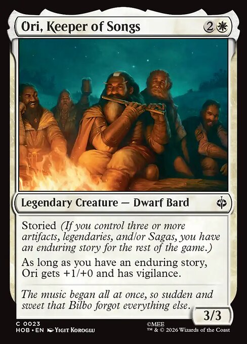 Ori, Keeper of Songs (The Hobbit)