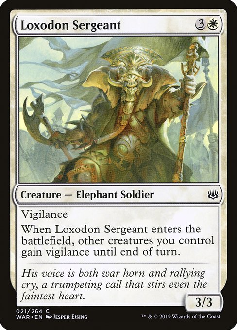 Loxodon Sergeant (War of the Spark)