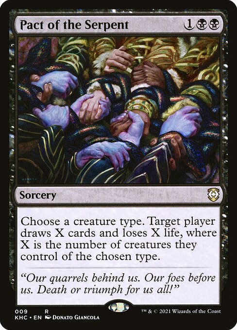 Pact of the Serpent (Kaldheim Commander)