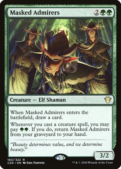 Masked Admirers (Commander 2020)