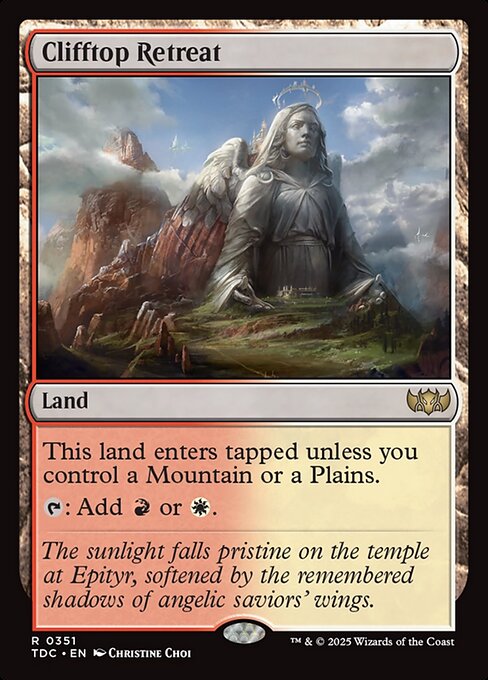 Clifftop Retreat (Tarkir: Dragonstorm Commander)
