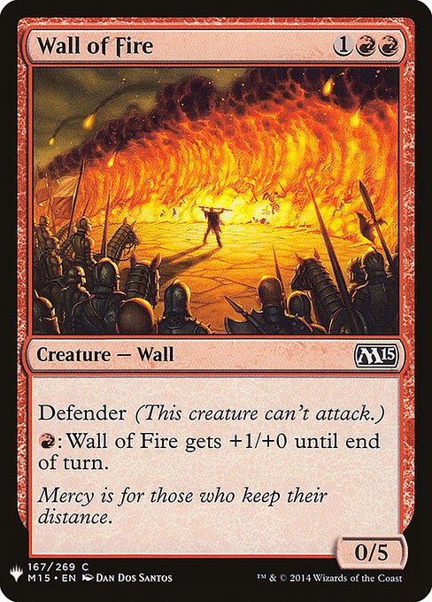 Wall of Fire (The List)