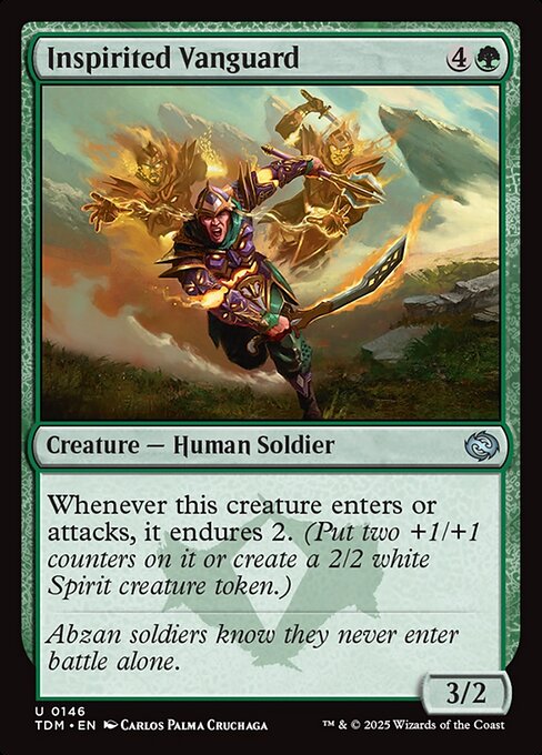 Inspirited Vanguard (Tarkir: Dragonstorm)