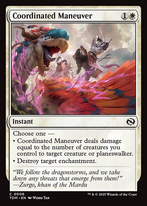 Coordinated Maneuver (Tarkir: Dragonstorm)