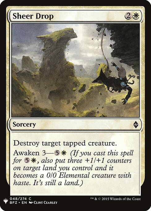 Sheer Drop (The List)