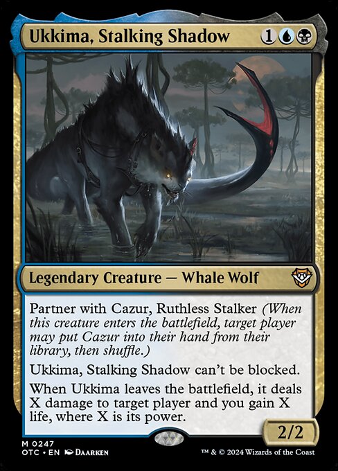 Ukkima, Stalking Shadow (Outlaws of Thunder Junction Commander)