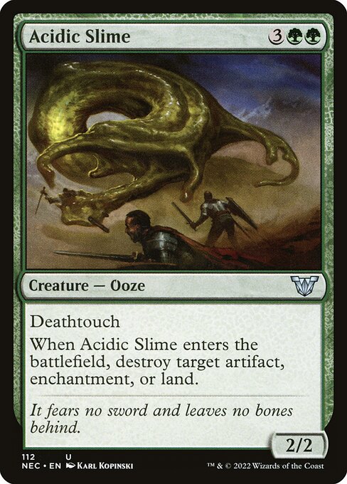Acidic Slime (Neon Dynasty Commander)