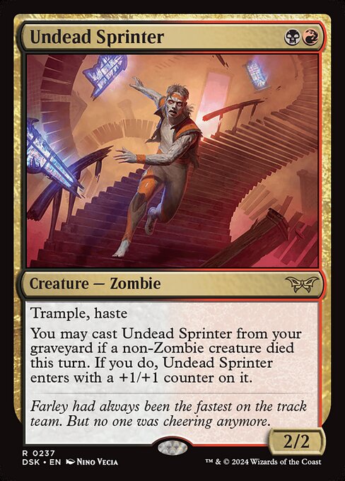 Undead Sprinter (Duskmourn: House of Horror)