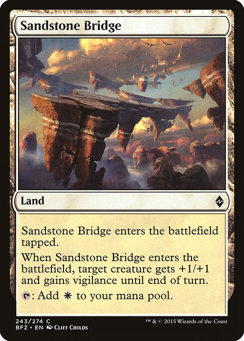 Sandstone Bridge (Battle for Zendikar)