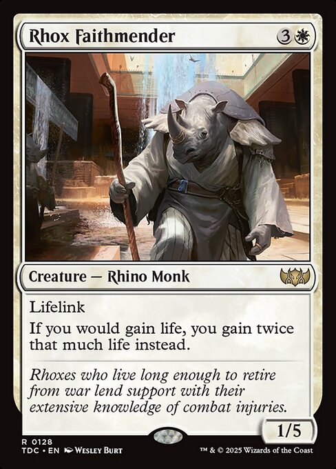 Rhox Faithmender (Tarkir: Dragonstorm Commander)