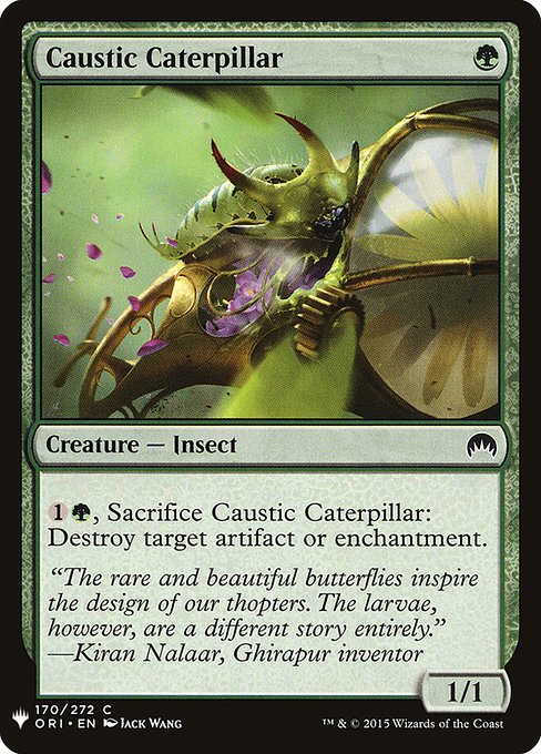 Caustic Caterpillar (The List)
