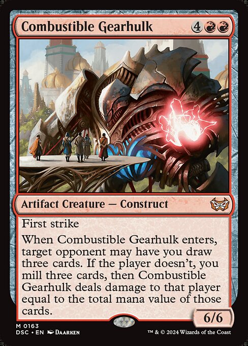 Combustible Gearhulk (Duskmourn: House of Horror Commander)