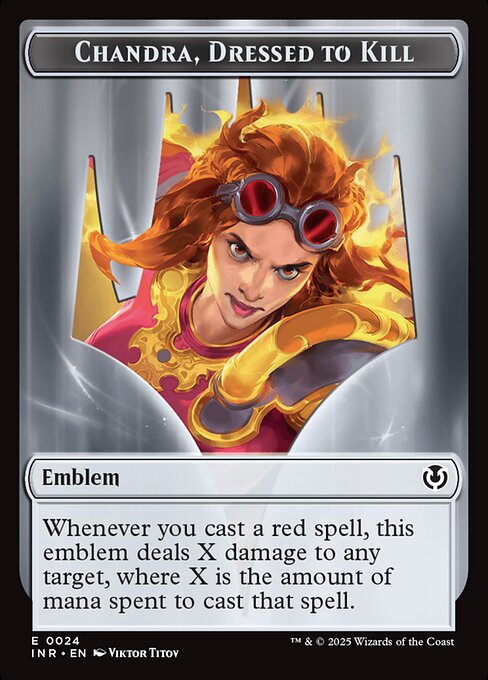 Chandra, Dressed to Kill Emblem (Innistrad Remastered Tokens)