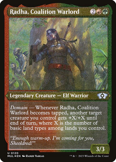 Radha, Coalition Warlord (Multiverse Legends)