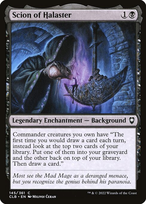 Scion of Halaster (Commander Legends: Battle for Baldur's Gate)