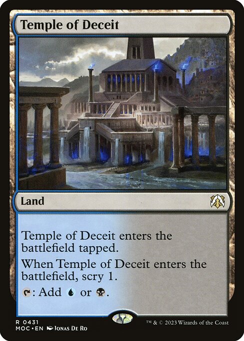 Temple of Deceit (March of the Machine Commander)