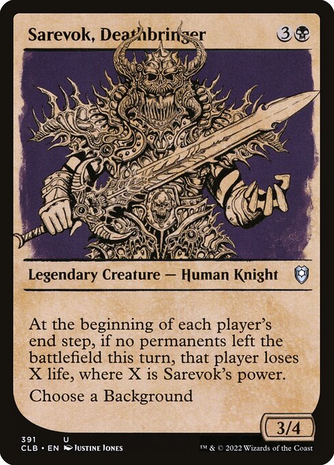 Sarevok, Deathbringer (Commander Legends: Battle for Baldur's Gate)
