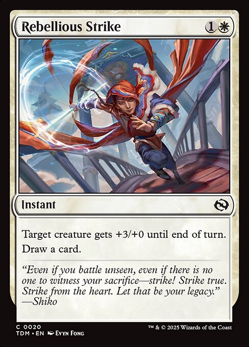 Rebellious Strike (Tarkir: Dragonstorm)