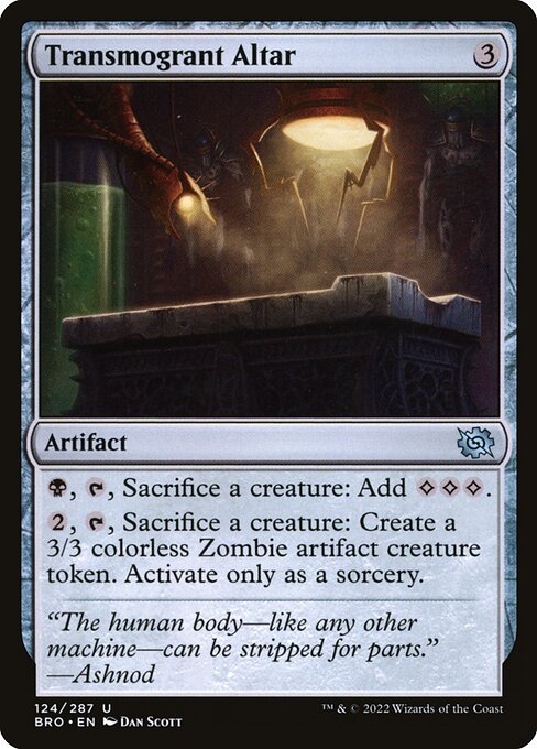 Transmogrant Altar (The Brothers' War)