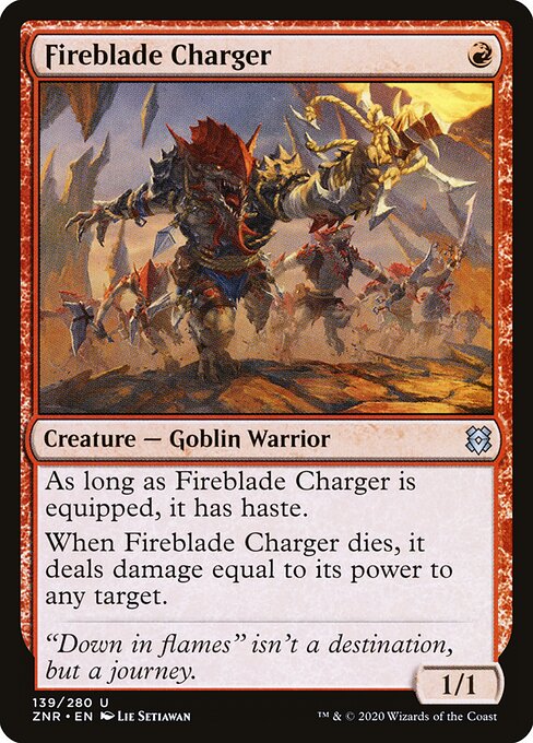 Fireblade Charger (Zendikar Rising)