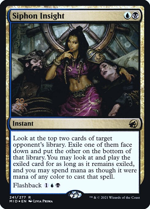 Siphon Insight (Innistrad: Midnight Hunt Promos)