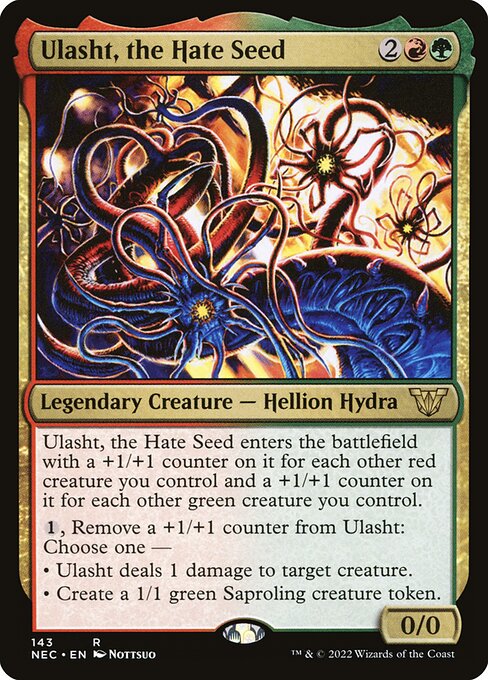 Ulasht, the Hate Seed (Neon Dynasty Commander)