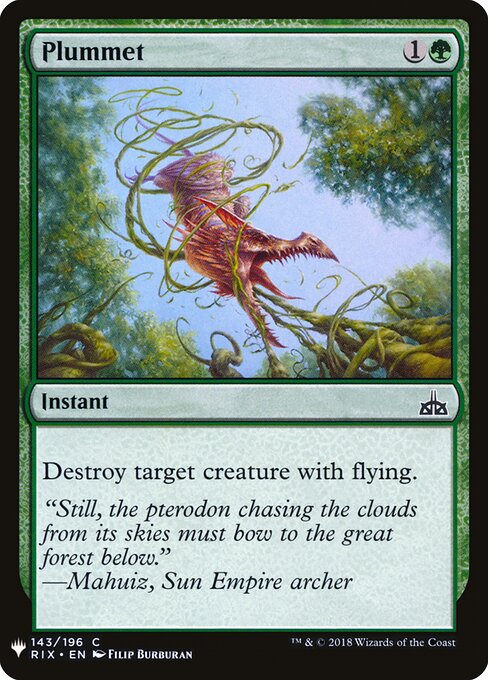 Plummet (The List)