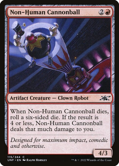 Non-Human Cannonball (Unfinity)