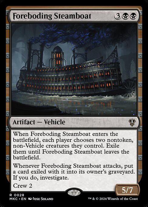 Foreboding Steamboat (Murders at Karlov Manor Commander)