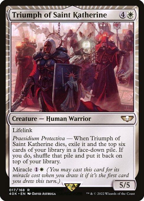 Triumph of Saint Katherine (Warhammer 40,000 Commander)