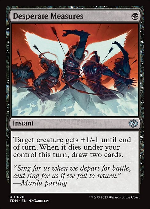 Desperate Measures (Tarkir: Dragonstorm)